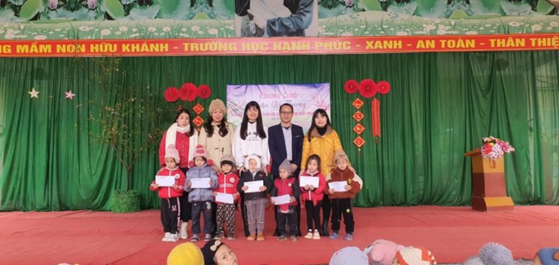 Chi Ma HTT đồng hành cùng Trẻ mầm non xã Hữu Khánh